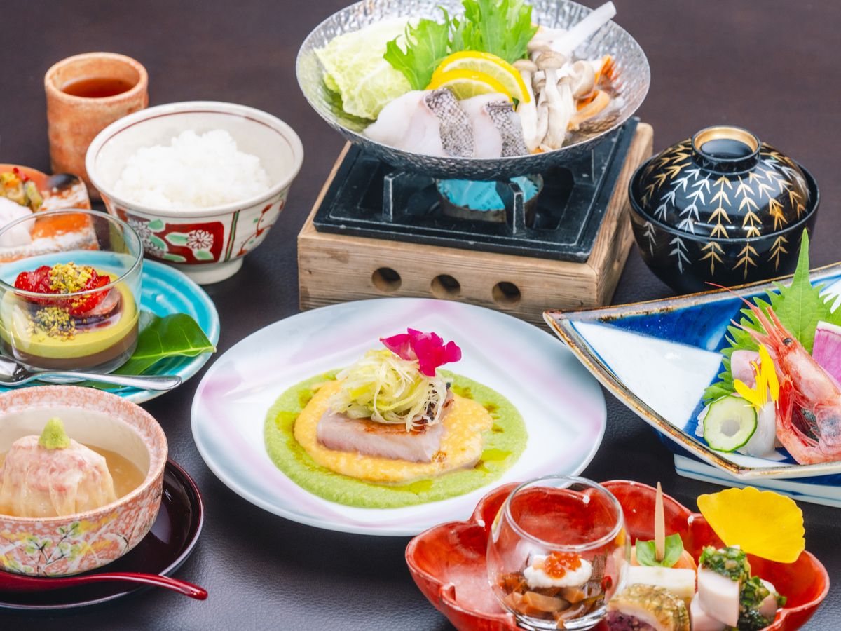 冬の創作和会席 シンプルな一泊二食プラン