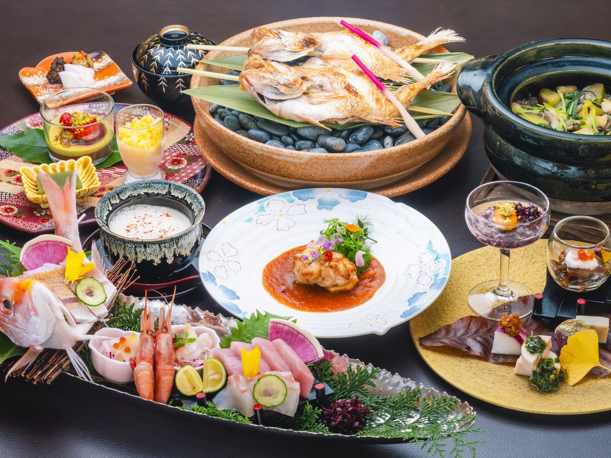“大サイズ”のどぐろ塩焼き＆渡辺シェフ監修料理付き 冬のＷメイン