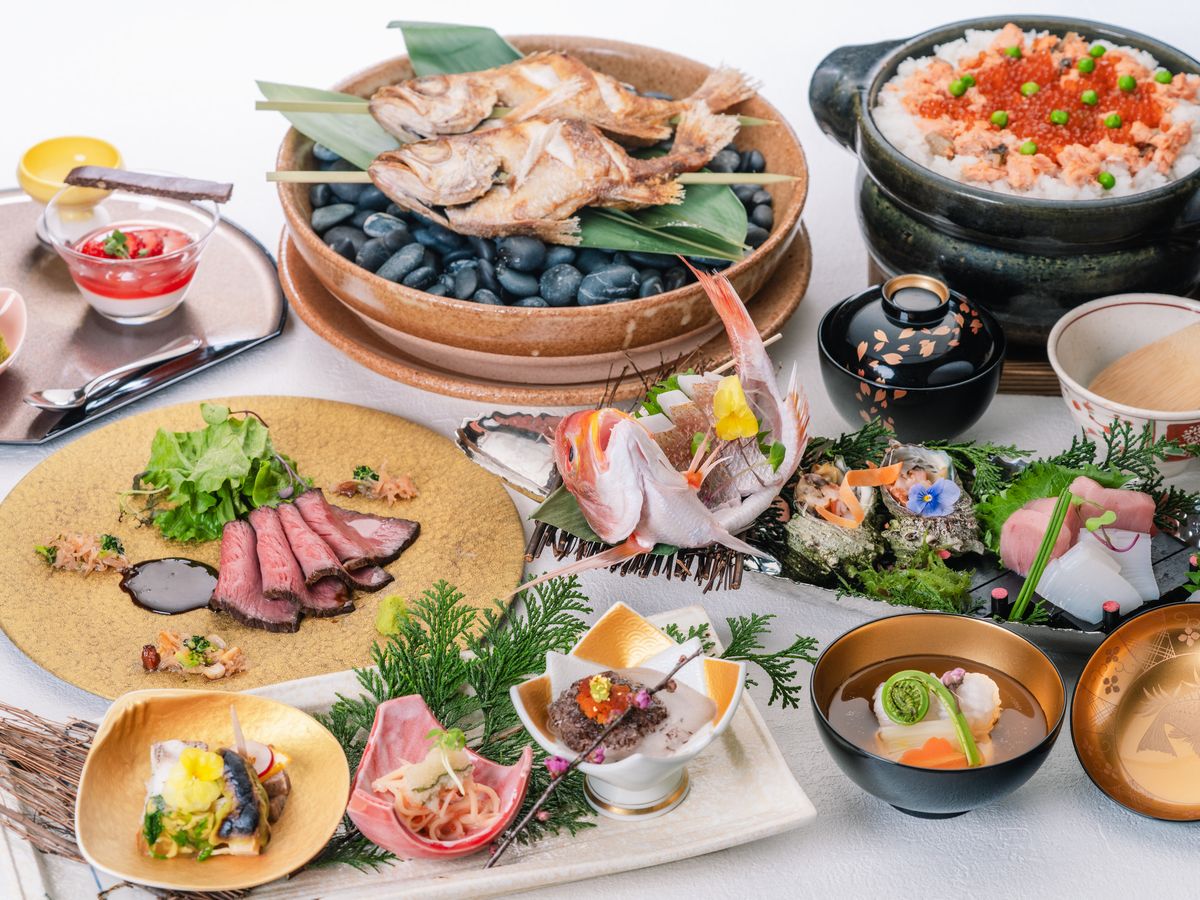 【春】プレミアムプラン～島根の厳選２大食材「島根和牛」と「のどぐろ」付き贅沢会席で至福のひとときを～