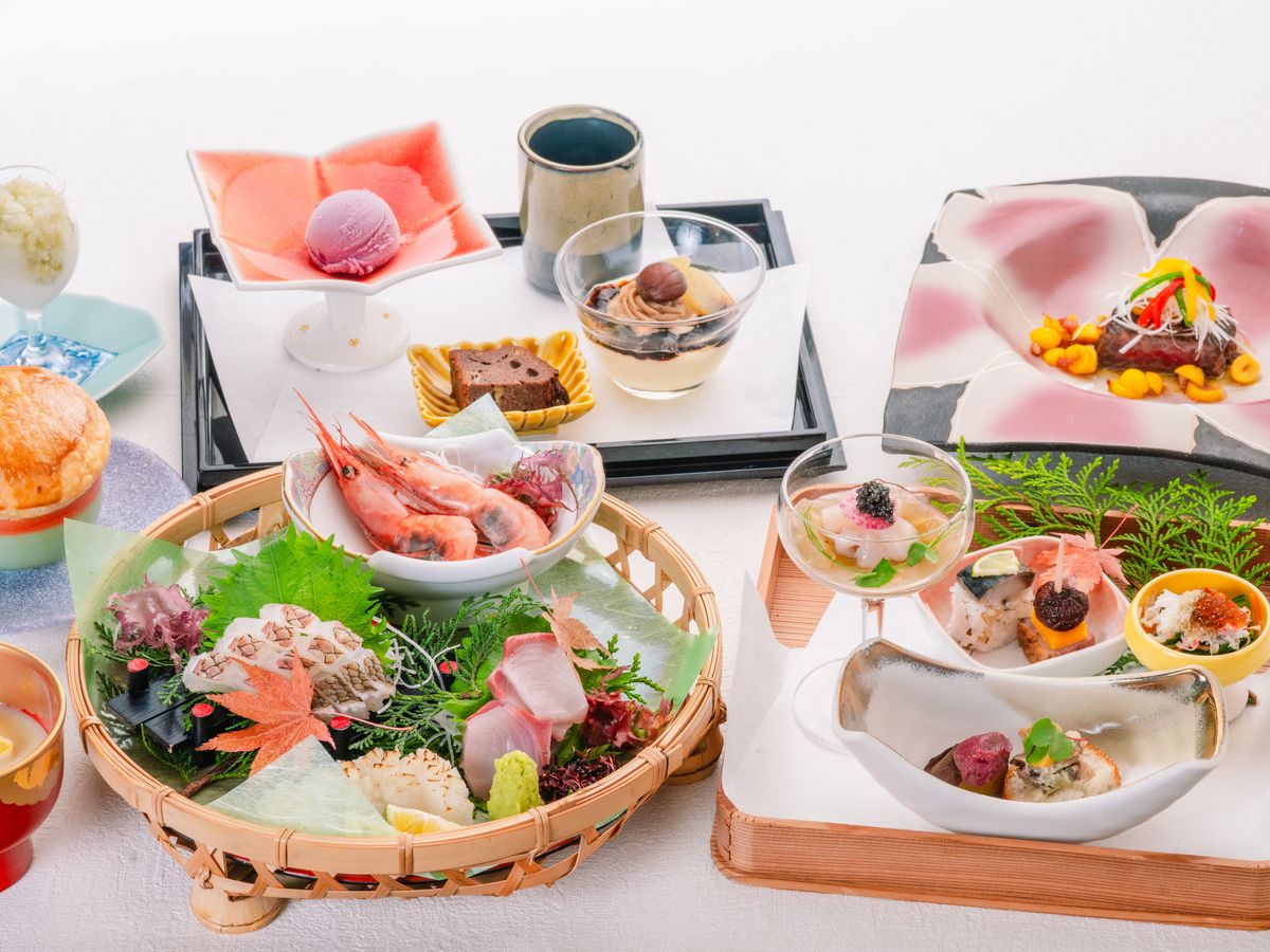 【秋】長生閣流・和洋コース☆島根和牛ステーキ＆熊谷喜八氏監修！秋のパイ包み焼き付き