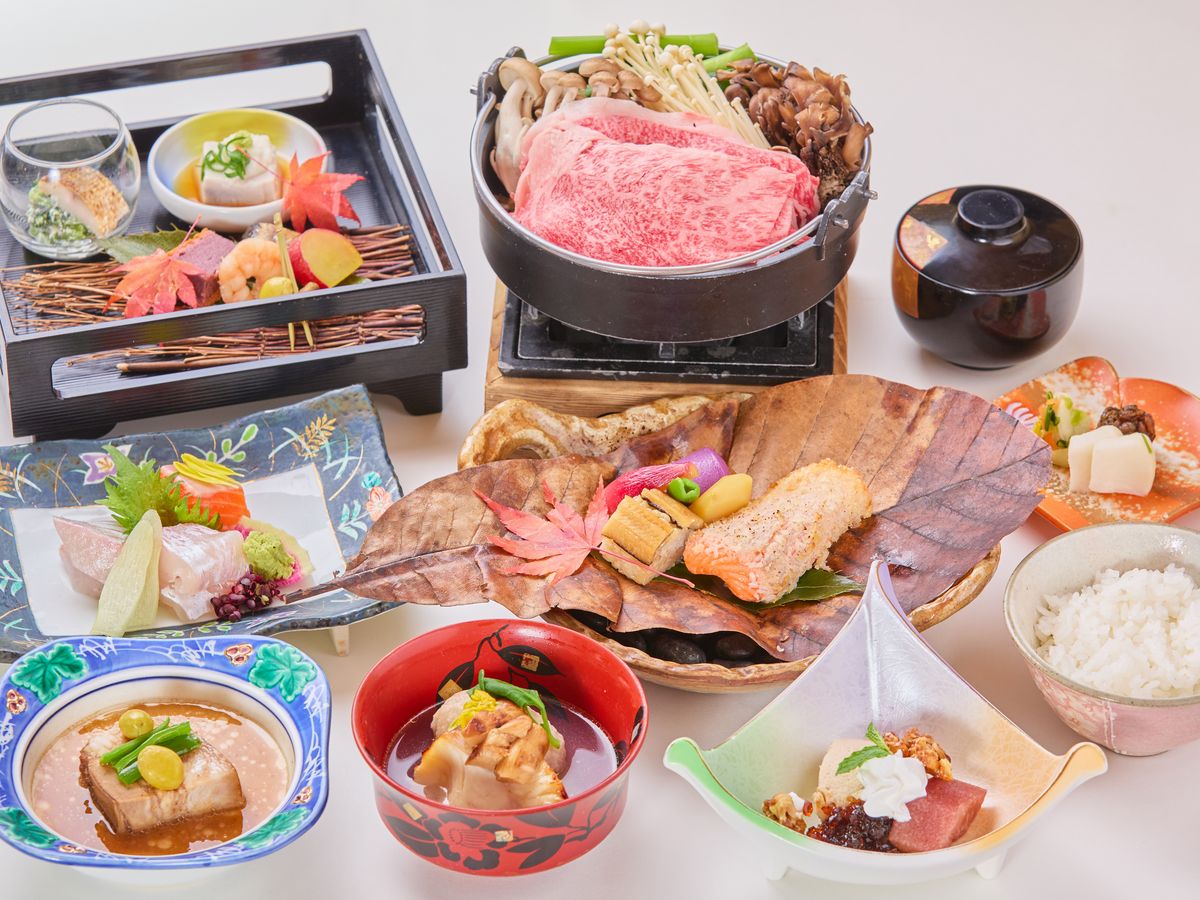 島根和牛鋤鍋や秋鮭味噌ゆう庵焼き他☆秋の創作会席プラン